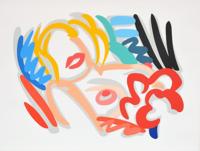 Large Tom Wesselmann Big Blonde Screenprint, Signed Edition - Sold for $17,500 on 11-09-2019 (Lot 256).jpg